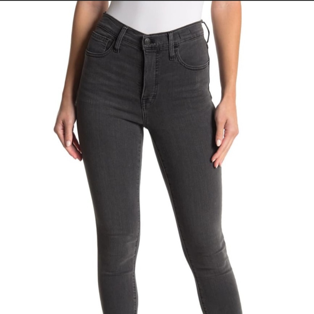 MADEWELL | Black High Rise Skinny Jeans